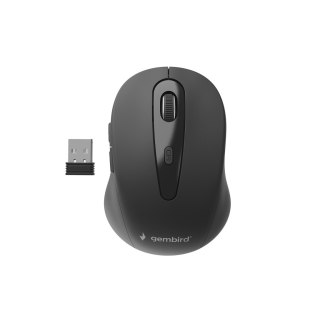Mysz GEMBIRD MUSW-6B-01 (optyczna; 1600 DPI; kolor czarny)