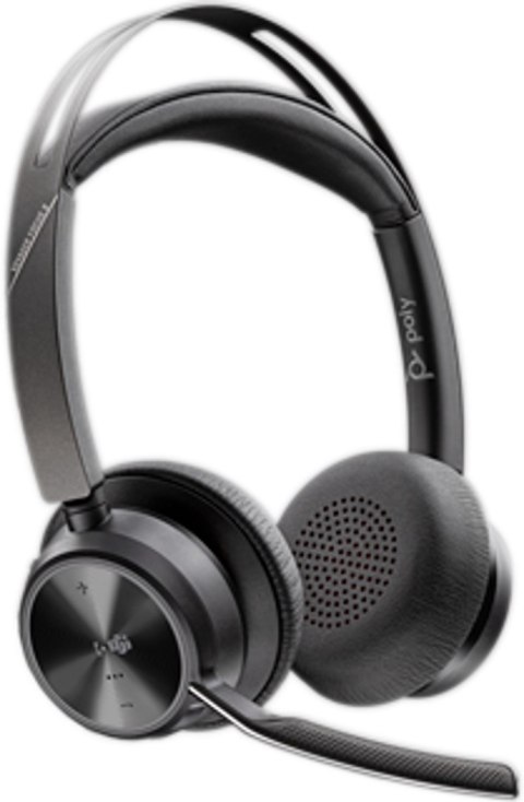 Słuchawki Poly Voyager Focus 2-M USB-C-C Headset USB-C/A Adapter Charging Stand No localization Retail Packaging