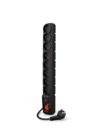Listwa przeciwprzepięciowa Acar S8 PRO (1,5m ; czarny)
