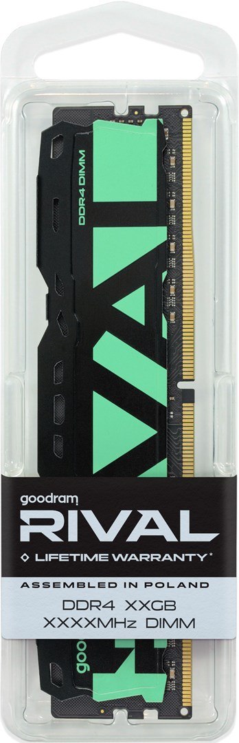 DDR4 2x32GB KIT UDIMM goodram RIVAL Radiant Green