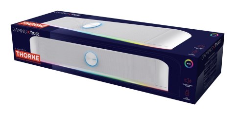 Soundbar TRUST GXT619W THORNE RGB Biały