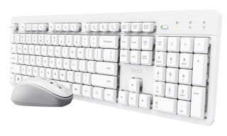 Klawiatura + mysz Trust ODY II Wireless White US