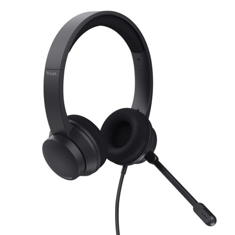 Zestaw słuchawkowy Trust HS-260 ENC Black