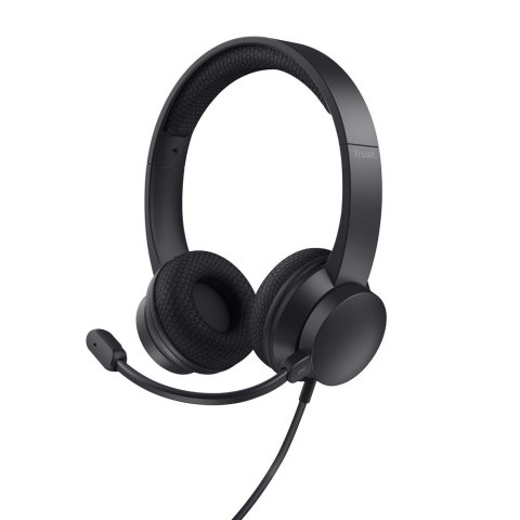 Zestaw słuchawkowy Trust HS-260 ENC Black