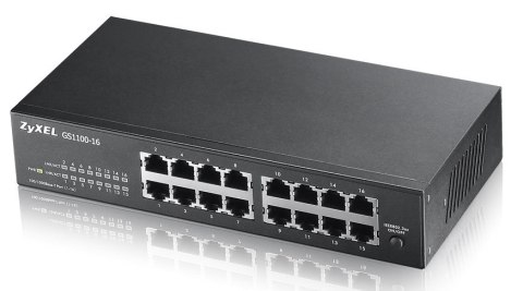 Switch Zyxel GS1100-16E-EU0101F 16p Unmanaged, Fanless, Slim