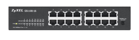 Switch Zyxel GS1100-16E-EU0101F 16p Unmanaged, Fanless, Slim