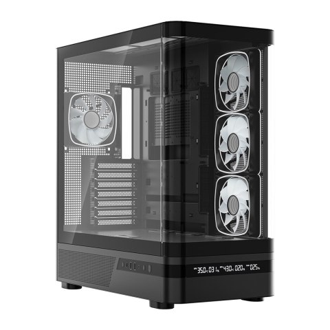 MODECOM OBUDOWA VOLCANO AQ 200 ARGB MIDI CZARNA