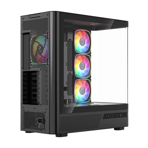 MODECOM OBUDOWA VOLCANO AQ 200 ARGB MIDI CZARNA