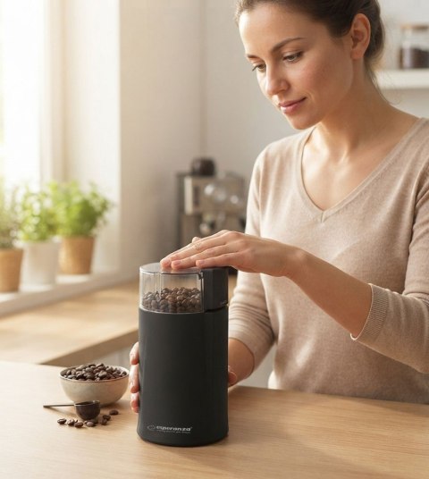 Młynek do kawy Esperanza Espresso EKC001K (160W; udarowy; kolor czarny)