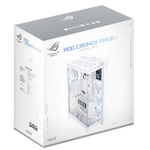 Obudowa Asus ROG CRONOX GR801 CURVE TG ARGB WHITE