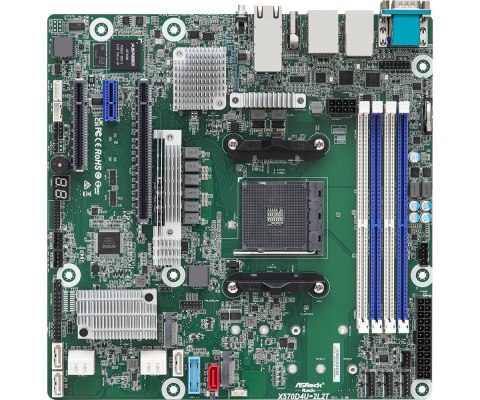 Płyta główna Asrock X570D4U-2L2T/BCM AMD X570 AM4 micro ATX