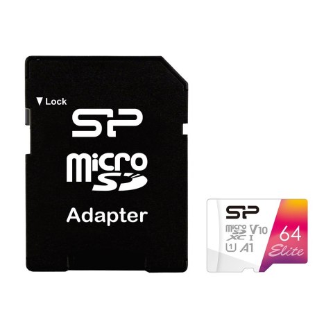 Silicon Power microSDXC Elite 64GB CL10 UHS-1/U1 A1