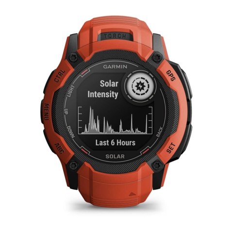 Zegarek Garmin Instinct 2X Solar, 50mm MIP Red