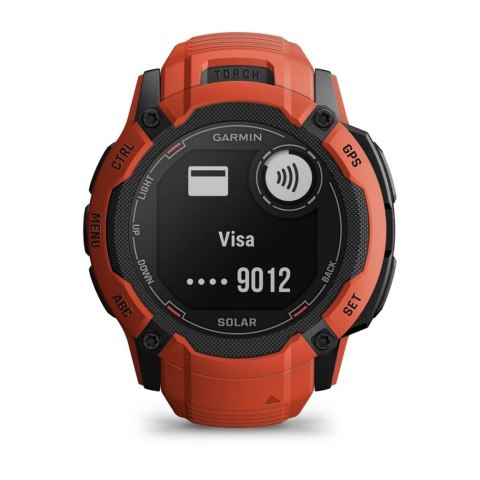 Zegarek Garmin Instinct 2X Solar, 50mm MIP Red