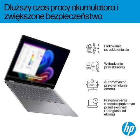 HP OmniBook X Flip 2in1 14-fk0020nw Ryzen AI 5 340 14"2K OLED 300nits LBL Glosy 16GB LPDDR5x SSD512 Radeon 840M Cam5MP+IR 59Wh W