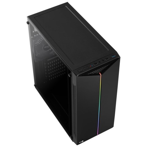 Obudowa Aerocool PGS SPLIT A AEROPGSSPLIT-A-BKRGB (ATX, Micro ATX, Mini ITX; kolor czarny) (WYPRZEDAŻ)