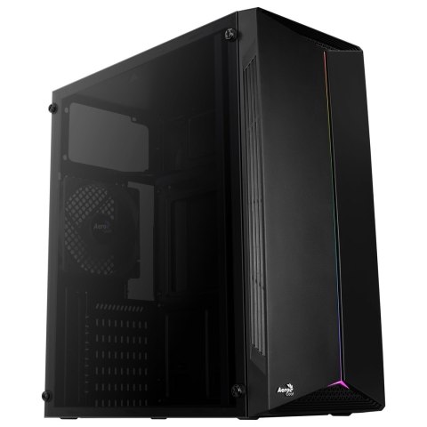 Obudowa Aerocool PGS SPLIT A AEROPGSSPLIT-A-BKRGB (ATX, Micro ATX, Mini ITX; kolor czarny) (WYPRZEDAŻ)