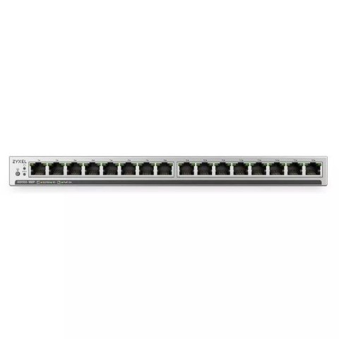 Switch Zyxel GS1100-16EP-EU0101F 16p PoE 135W (PoE+:16;) Unmanaged, Fanless, Slim