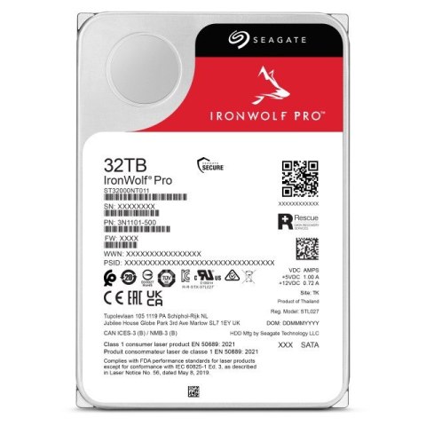 HDD Seagate IronWolf Pro 32TB SATA ST32000NT000