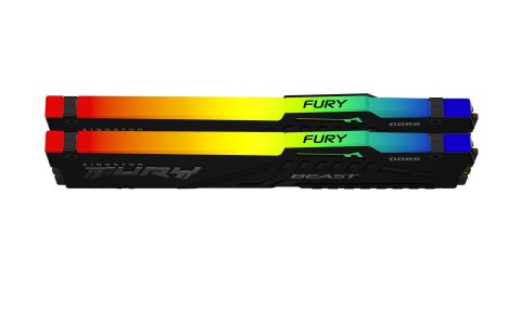 KINGSTON DDR5 32GB 6000MT/s CL30 DIMM (Kit of 2) FURY Beast RGB EXPO