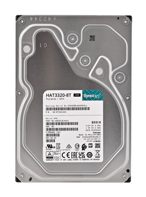 Synology HDD Plus Series (8TB; 3.5"; SATA) HAT3320-8T