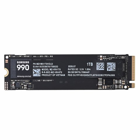Dysk SSD Samsung 990 PCIe 4.0 NVMe M.2 MZ-V9V1T0BW