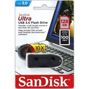 Pendrive SanDisk CRUZER SDCZ48-128G-U46 (128GB; USB 3.0; kolor czarny)