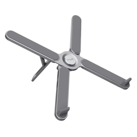 Podstawka pod laptopa Trust MACY FOLDABLE METAL Grey