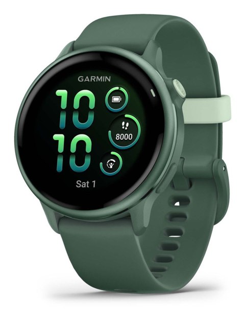 Zegarek sportowy Garmin Vivoactive 6 AMOLED 42mm Jasper Green