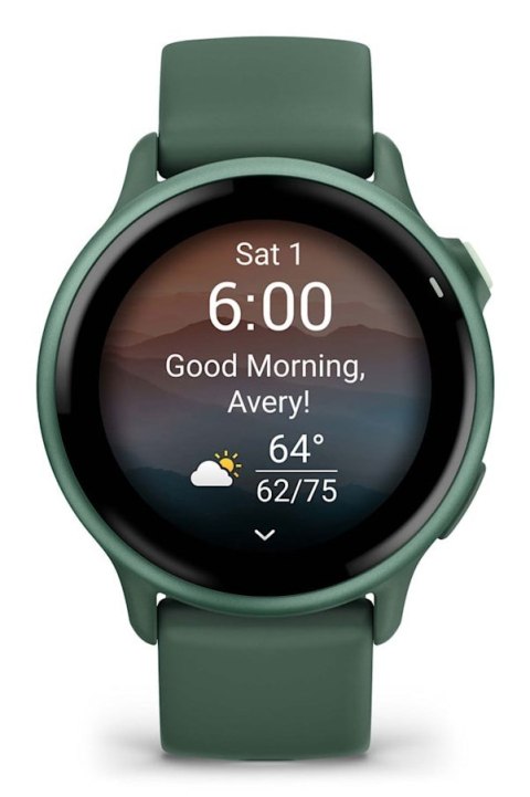 Zegarek sportowy Garmin Vivoactive 6 AMOLED 42mm Jasper Green