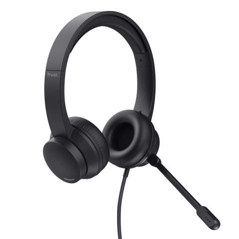 Zestaw słuchawkowy Trust HS-201 Black