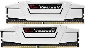 G.SKILL RIPJAWSV DDR4 2X16GB 3200MHZ CL16 XMP2 WHITE F4-3200C16D-32GVW