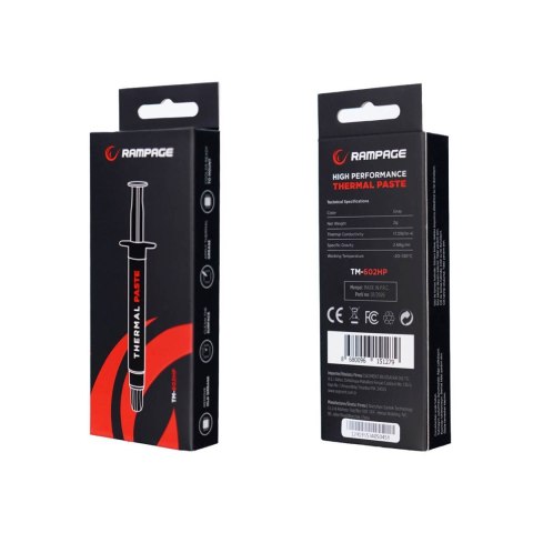 RAMPAGE PASTA TERMOPRZEWODZĄCA TM-602HP 173 W/MK 2G