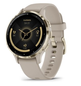 Zegarek sportowy Garmin Venu 3S AMOLED 41mm French Grey