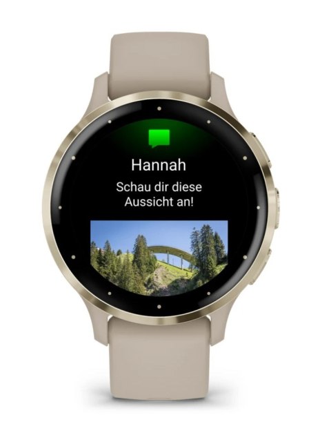 Zegarek sportowy Garmin Venu 3S AMOLED 41mm French Grey