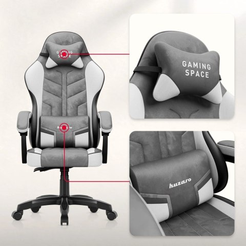Fotel gamingowy Huzaro Force 2.7 Grey