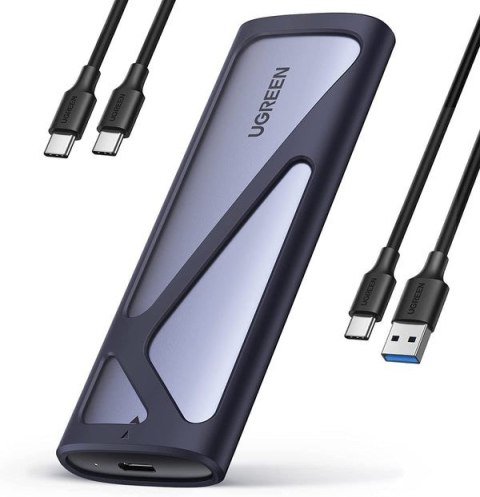 Kieszeń Ugreen CM400 90264 na dysk SSD M.2 z portem USB-C 3.2 - szara