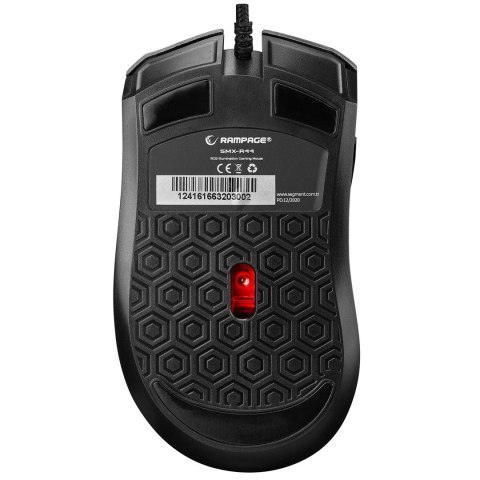 RAMPAGE MYSZ SMX-R44 V2 MACRO BLACK 12800 DPI RGB LED