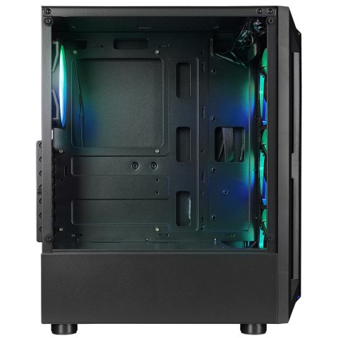 RAMPAGE OBUDOWA PC Z OKNEM SHIVA 4X WENTYLATOR 120MM RAINBOW BLACK