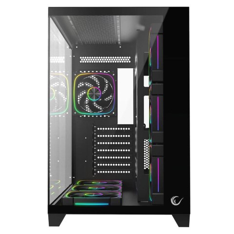 RAMPAGE OBUDOWA PC ZE SZKŁEM HARTOWANYM SEALITE 7X WENTYLATOR ARGB PWM BLACK