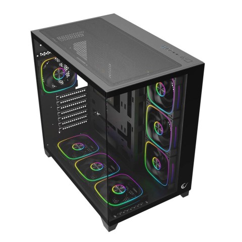 RAMPAGE OBUDOWA PC ZE SZKŁEM HARTOWANYM SEALITE 7X WENTYLATOR ARGB PWM BLACK