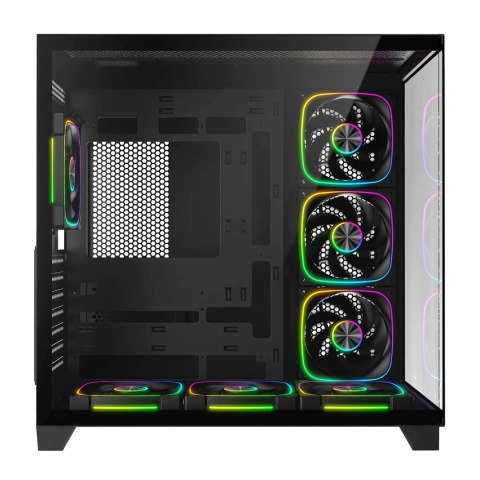 RAMPAGE OBUDOWA PC ZE SZKŁEM HARTOWANYM SEALITE 7X WENTYLATOR ARGB PWM BLACK