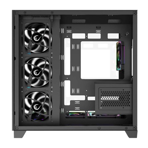 RAMPAGE OBUDOWA PC ZE SZKŁEM HARTOWANYM SEALITE 7X WENTYLATOR ARGB PWM BLACK