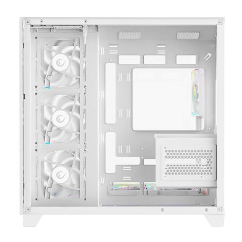 RAMPAGE OBUDOWA PC ZE SZKŁEM HARTOWANYM SEALITE 7X WENTYLATOR ARGB PWM WHITE