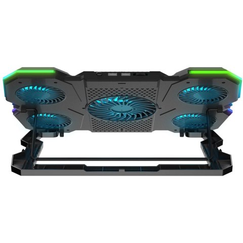 RAMPAGE PODSTAWKA CHŁODZĄCA POD LAPTOP AD-RC14 9-17" RGB