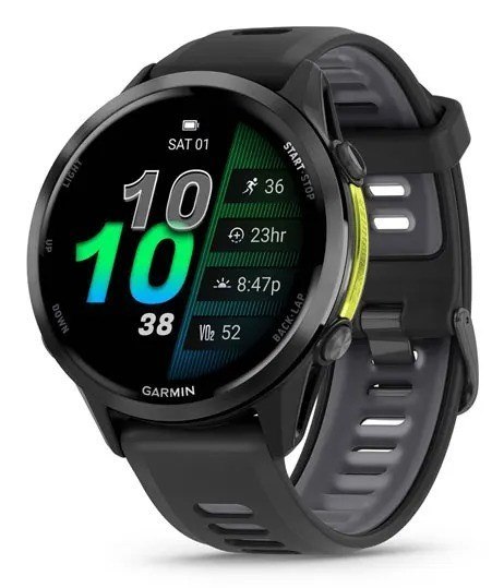Zegarek sportowy Garmin Forerunner 970 Carbon Grey