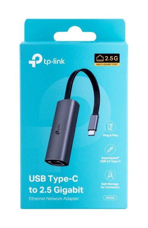 Karta sieciowa TP-LINK UE302C USB Type-C to 2.5 Gigabit Ethernet Network Adapter