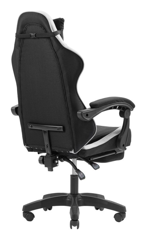 TACENS MARS MGC-X FABRIC Black/White - fotel gamingowy
