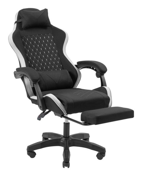 TACENS MARS MGC-X FABRIC Black/White - fotel gamingowy