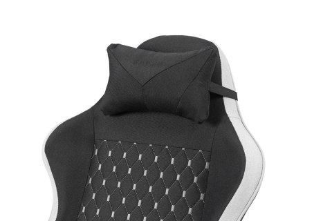 TACENS MARS MGC-X FABRIC Black/White - fotel gamingowy